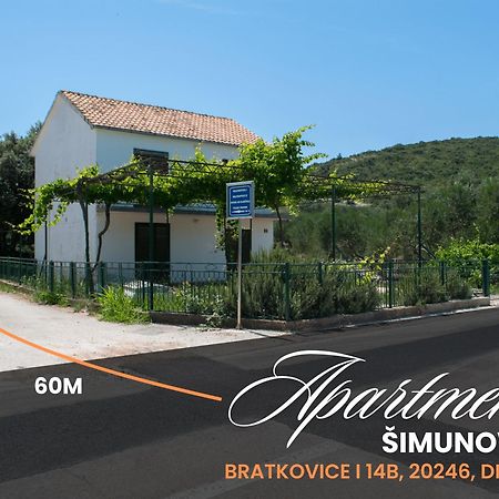 Apartment Simunovic Drače Exteriör bild