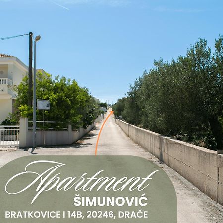 Apartment Simunovic Drače Exteriör bild