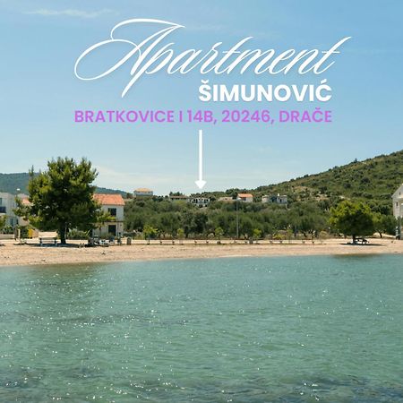 Apartment Simunovic Drače Exteriör bild