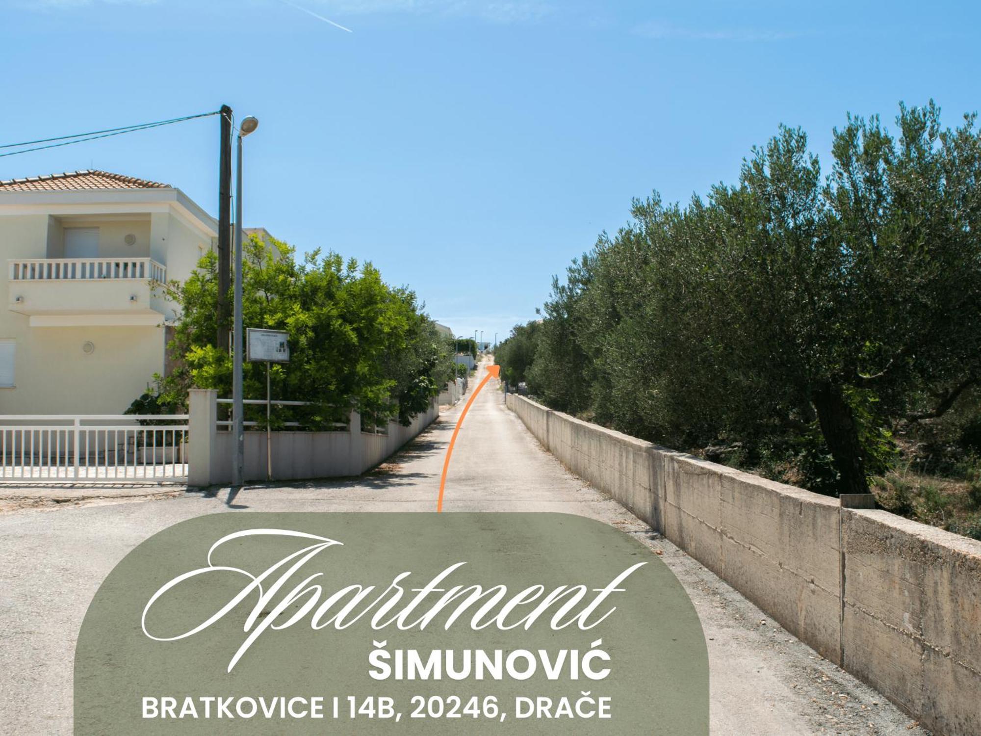 Apartment Simunovic Drače Exteriör bild